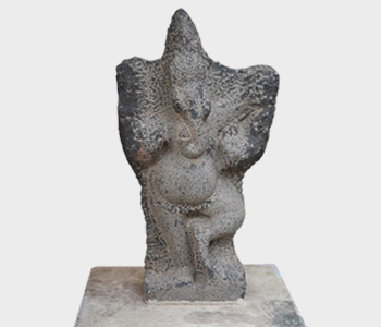 Ganesa Stone Sculpture - 20th Century A.D.