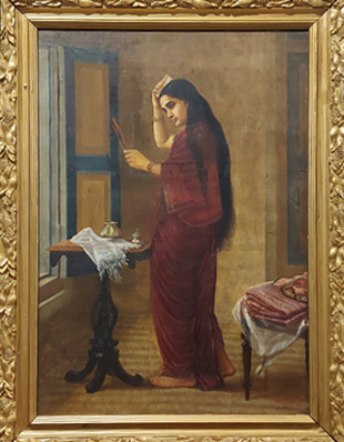 The Lady with a mirror