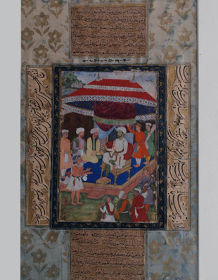 The court of Emperor Babur